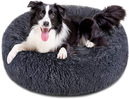 amazon fluffy dog bed