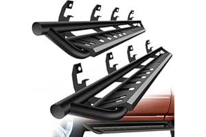 ONINE Tubular Drop Running Board Custom Fit 2019-2026 Chevy Silverado/GMC Sierra 1500 & 2020-2026 Chevy Silverado/GMC Sierra 2500HD/3500HD Crew Cab Drop Side Step Nerf Bar, Textured Black