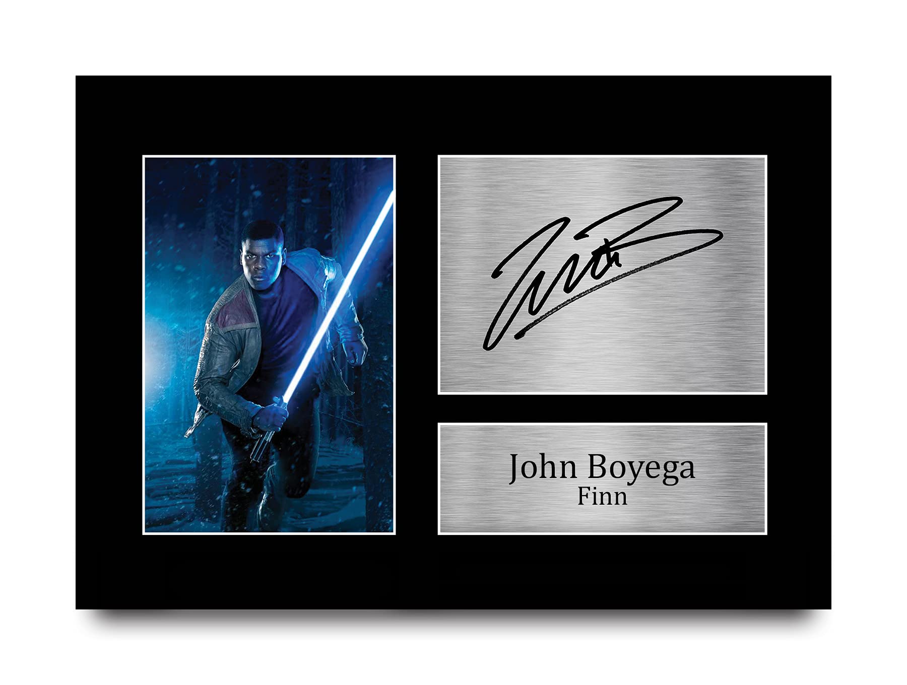HWC Trading John Boyega Gift Signed A4 Printed Autograph Star Wars Gifts Finn Print Photo Picture Display