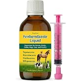 Euphea Fenbendazole for Horses &ndash; Dewormer Liquid for Horses, Dogs, Cats, Poultry &amp; Other Livestock of All Ages, 100 mL/NDC Code