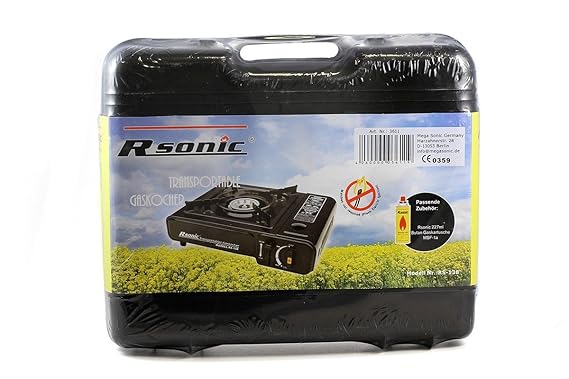 Rsonic tragbarer Campingkocher farblich sortiert