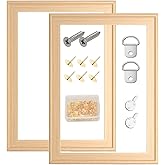 2 Pack 12"x 16" DIY Wood Canvas Stretcher Bars, Canvas Frames Kit-Easy to Assemble,Wooden Frames Kit for Oil Painting,Canvas