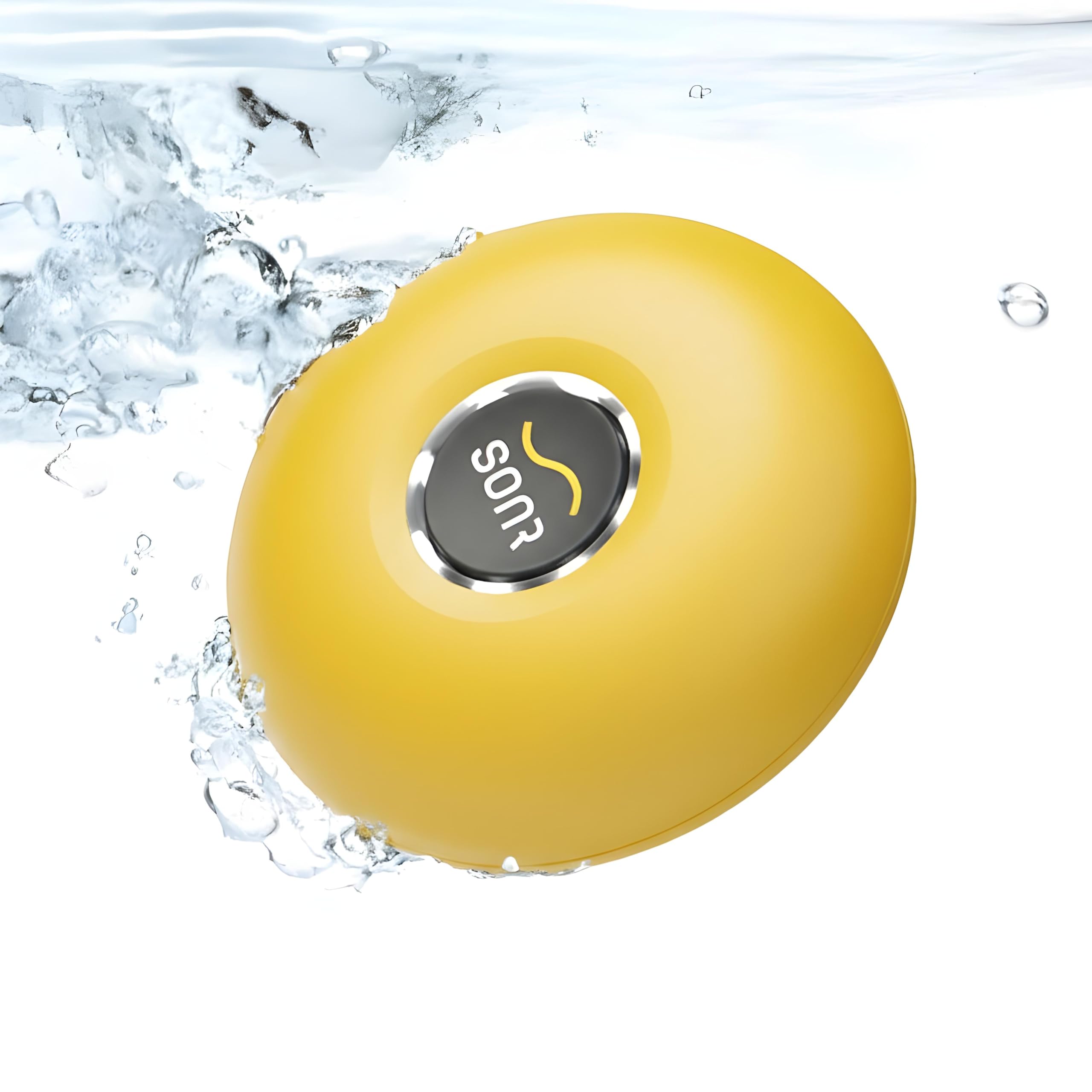 Photo 1 of SONR Music Waterproof MP3 Player for Swimming, Bone Conduction Underwater Headphones for Pool, Open Water & Triathlon Training, Wireless, Clear Sound, Open-Ear Player with Bluetooth (Sunny)