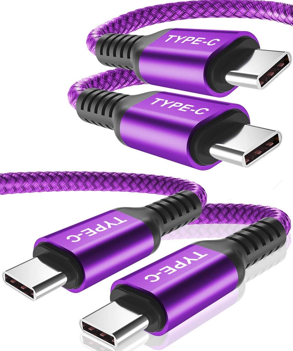 BASESAILOR for iPhone 17 16 Pro Charger Cable 3M/2Pack,USB C to USBC 60W Fast Charging Power Cord Lead for Apple 17e 15 Max,iPad 10 10th,Air 4th 5 5th Mini 7 7th Gen,Galaxy S26 S25 S24 S23,Z Flip Fold