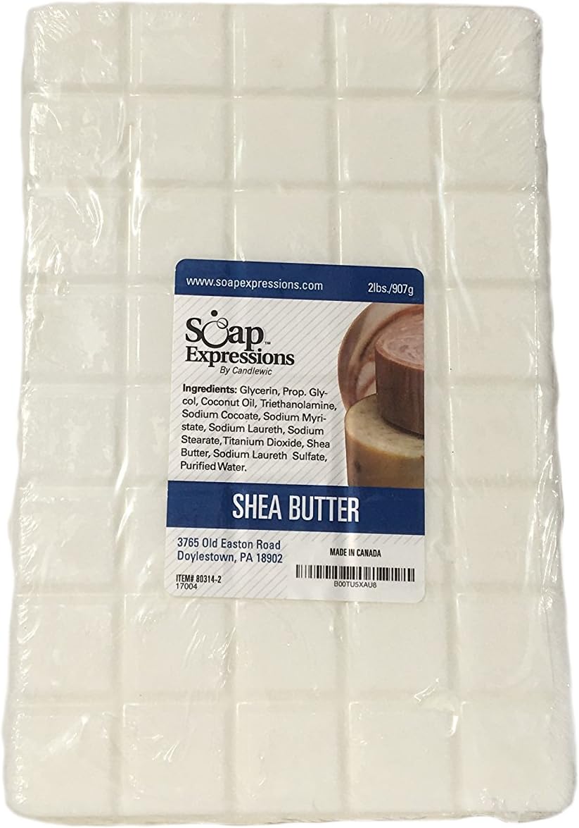 Soap Expressions by Candlewic. Shea Butter Glycerine Soap Base- 2lb: Arts, Crafts & Sewing