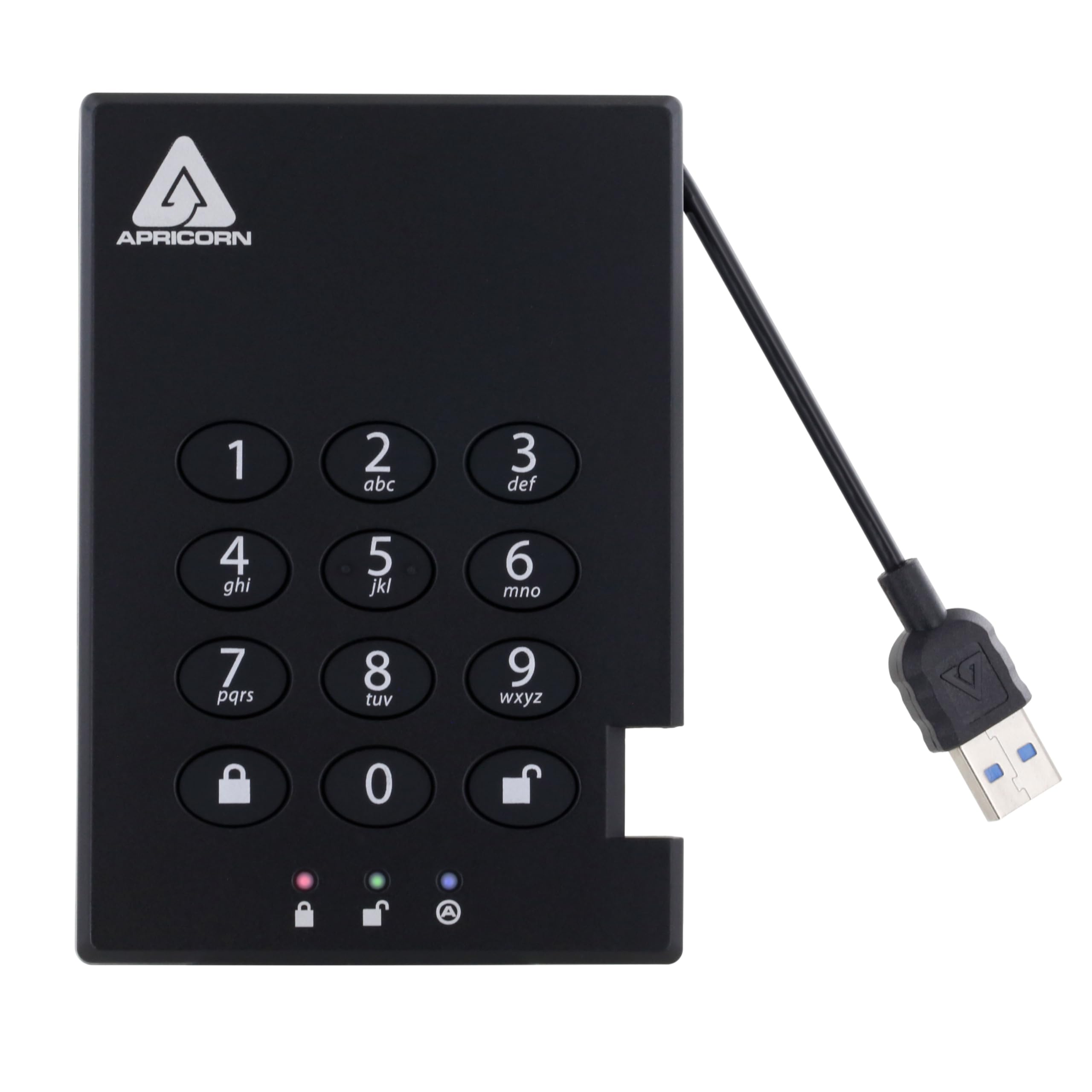 Padlock Drive Mua Apricorn Aegis Padlock 3.0 1TB USB 3.0 External Hard Drive, Black ...