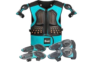GENERIC Reomoto Kids Protective Gear,Motorcyle Armor Suit Dirt Bike Gear for Kids Dirt Bike Cycling Skating Off-RoadRiding Skiing