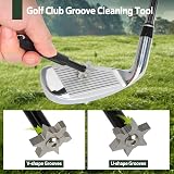 Golf Club Cleaner Kit 4pcs Water Bottle Towel Divot Tool view 4