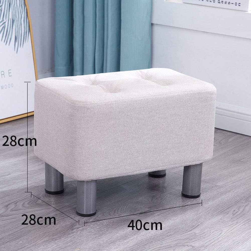 YUMUO Otomano,Taburete Lavable Mesa Lateral De Reposapiés Banqueta