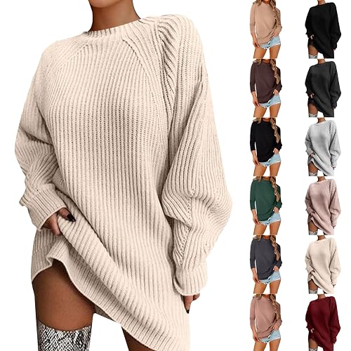Women's Long Sleeve Tops Jumpers for Women UK, High Neck Striped Long Sleeve Jumper, Soft Cotton Blend Lightweight Pullover, Classic Striped Top Vneck Jumper Womens