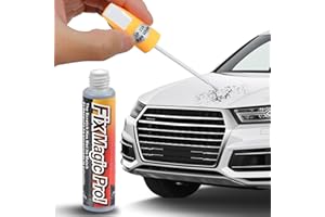 Ouzorp Car Touch Up Paint Fill Paint Pen Car Scratch Repair Two-In-One Car Touch Up Paint -PURE WHITE