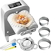 Electric Dumpling Maker Press Machine with Empanada Maker Press | USB Rechargeable, Food Grade PP &amp; 304 SS, BPA Free, Auto/Manual Modes, for Home Kitchen &amp; Family