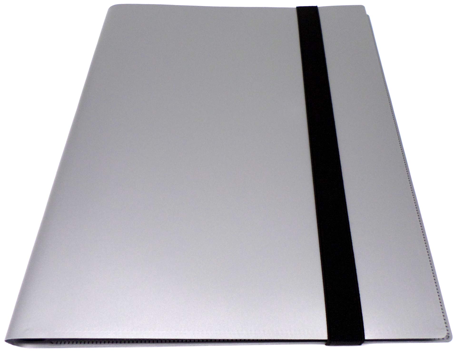 docsmagic.de Pro-Player 9-Pocket Album Silver - 360 Card Binder - MTG - PKM - YGO