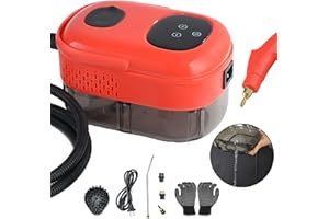 Goyappin Handheld Steam Cleaner, Steam Shot Cleaner, 2500W High Heat Steamer for Bed Bugs, High Temperature Steamer for Car Detailing, Grout Steam Cleaner for Couch, Windows, Kitchen, Bathroom, Home