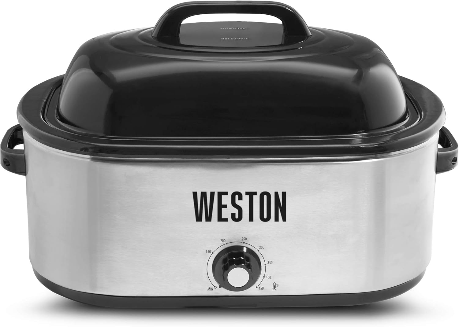 Weston 03-4100-W Roaster Oven, 22 Quart, Stainless Steel
