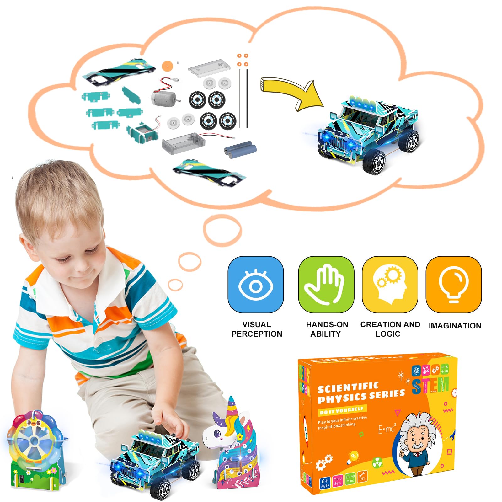 Mua 8 Set STEM Science Building Kits for Kids Ages 6-8, Electronic ...