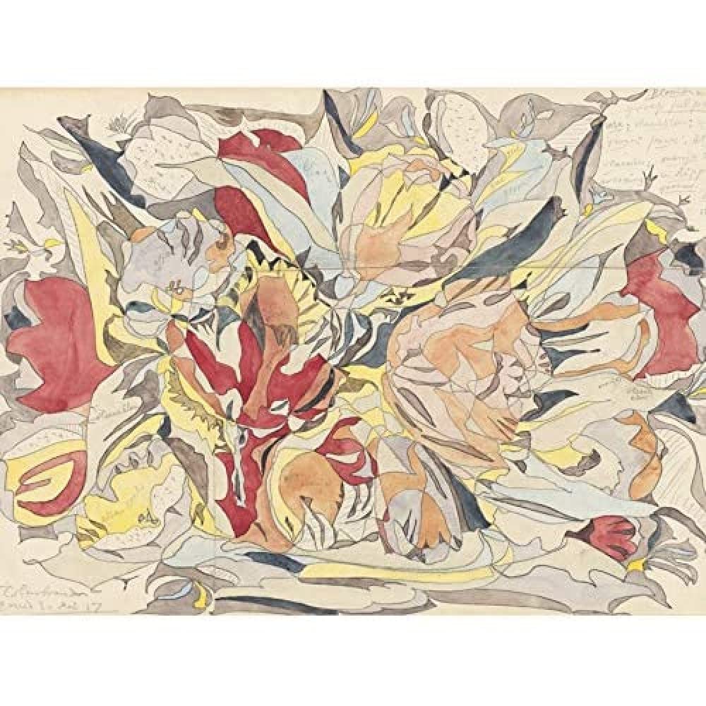 Artery8 Colenbrander Flower Market Tulip Pattern Design Art Print Canvas Premium Wall Decor Poster Mural