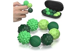 Magnetic Balls Fidget Toys Adults&Teens, 8pcs Sensory Attraction Stress Balls with Silicone Shell to Calm Restless Hands Anxi