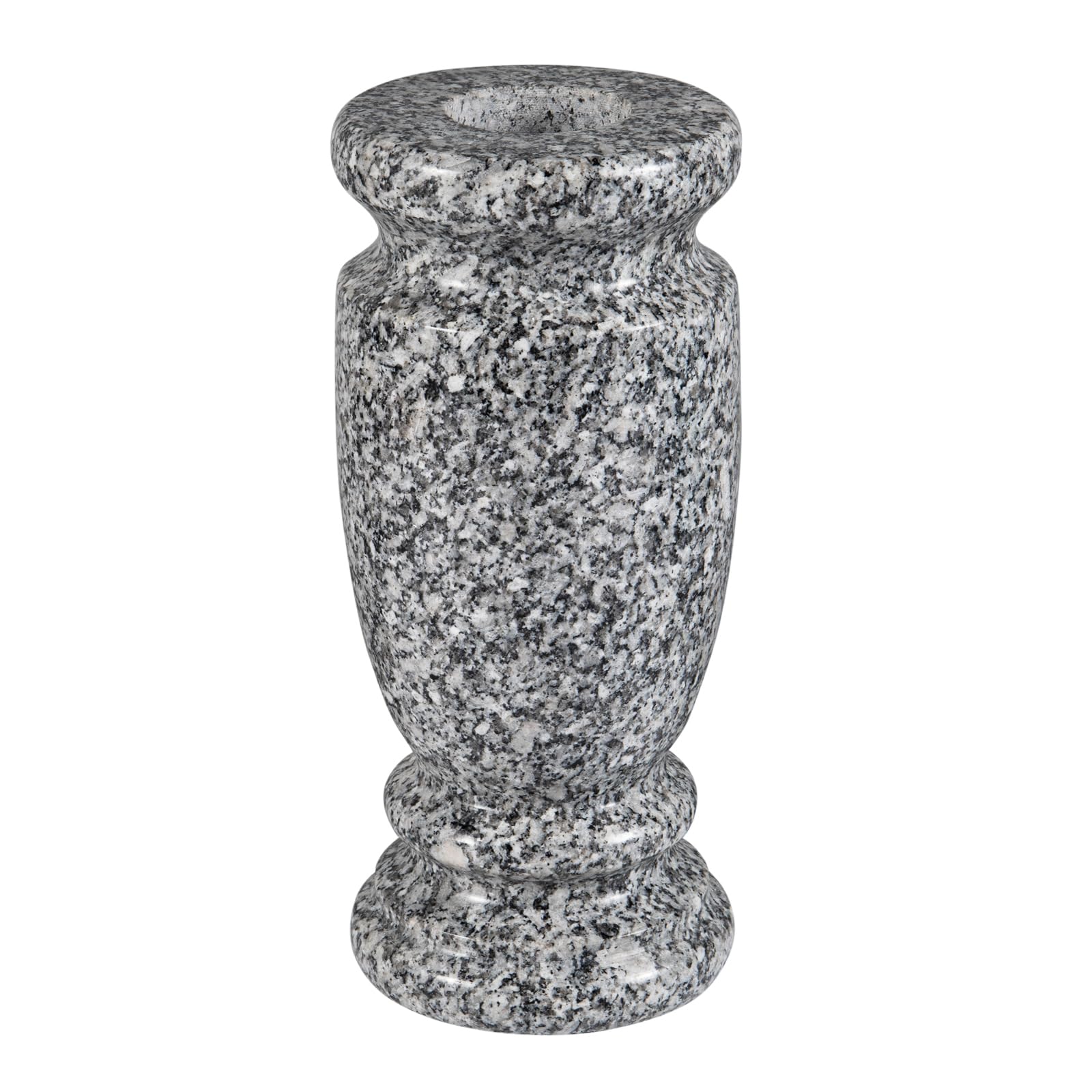 Photo 1 of Afvarir Granite Cemetery Vase for Grave Markers,Heavy Headstone Memorial Flower Holder Decorations.