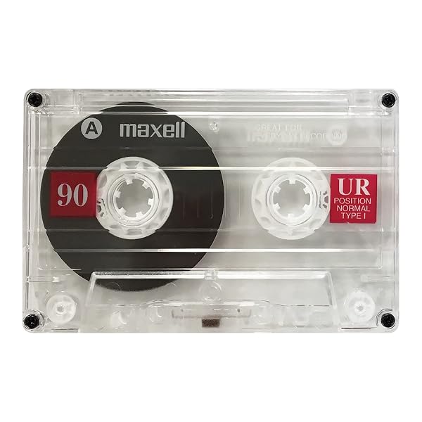 MAXELL UR 90 NORMAL BIAS BLANK AUDIO RECORDING CASSETTE TAPE, LOW NOISE, 90 MINUTE RECORDING TIME, 5 PACK