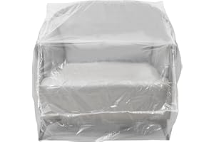 AJFHKJ Plastic Furniture Covers for Moving Storage,Extra Large Chair Couch Covers Protectors,Waterproof Dust-Proof Recliner Cover Clear Moving Bags Plastic Covers for Furniture Armchair Recliner Sofa Chaise