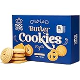 ChocZero Sugar Free Butter Cookies, Gluten Free, 8 oz Box | Danish Shortbread Cookies, No Sugar Alcohols, Keto, Low Carb, High Fiber