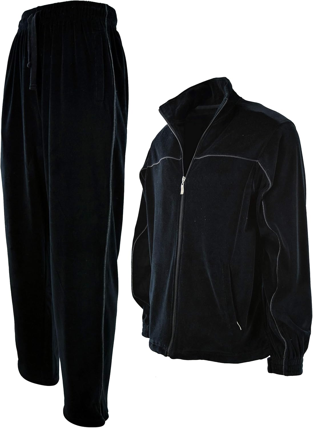 Chándal de terciopelo para hombre con