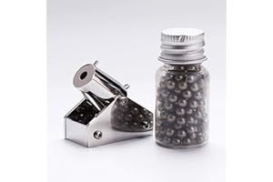 TIETHEKNOT Mini Pocket Artillery Cannon Military Model Kits Metal Big Gun with Pellets for Present Decoration Collection