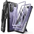 SUPCASE for Samsung Galaxy S24 Ultra Case with Stand, [Unicorn Beetle Pro] [2 Front Frames] [Built-in Screen Protector & Belt-Clip] Military-Grade Protection Phone Case for Galaxy S24 Ultra, Mauve