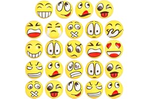LovesTown 24 PCS Stress Balls Bulk, 2.5 Inches Funny Squeeze Fidget Toys Squishies for Kids Bulk Gifts for Coworkers Nurses Classroom Prizes