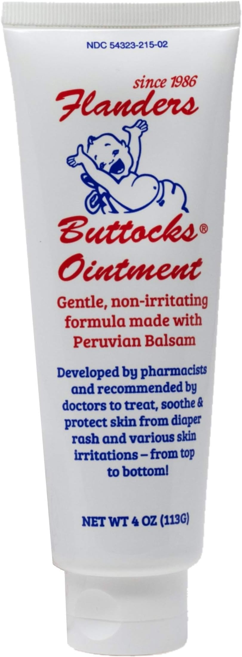 Flanders Buttocks Diaper Rash Ointment - 4 Oz