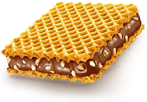 FERRERO HANUTA WAFERS FILLED WITH HAZELNUT CREAM (10 PCS BOX)