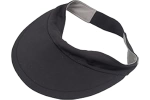 Kids Visor Sun Hat Adjustable Athletic Sports Hat 3 to 12 Years Old Black
