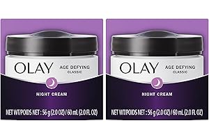 Olay Night Cream with Pro Retinol and Vitamins C & E Age Defying, Pack of 2