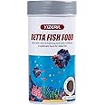 yizeril Betta Fish Food - Floating Patties Natural High Protein with 50% AntarcticKril,White Fish & Spirulina,Rich in Calcium for Betta's Vibrant Colors Fast Growth,Clean Water (4oz)