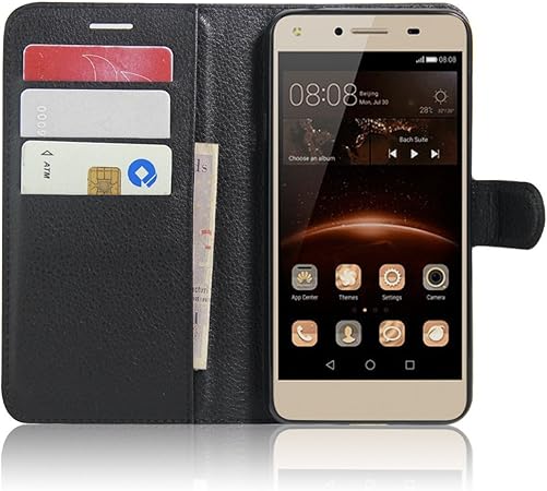 Smtr Premium Leather Wallet Case Stand Cover For Huawei Amazon Co Uk Electronics