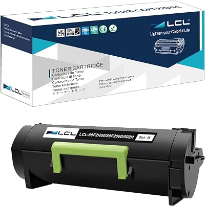 LCL 50F2H00 Black Toner Cartridge 5000 Pages for Lexmark MS310 MS410 MS510 MS610