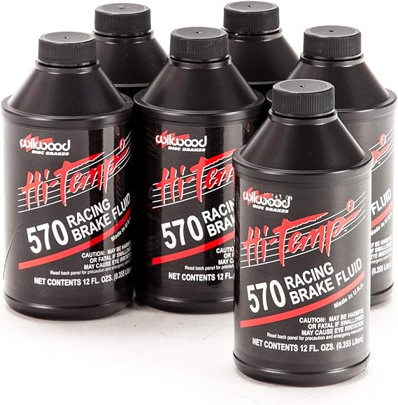 Wilwood HiTemp 570 Racing Brake Fluid (6), Brake Fluids Amazon Canada
