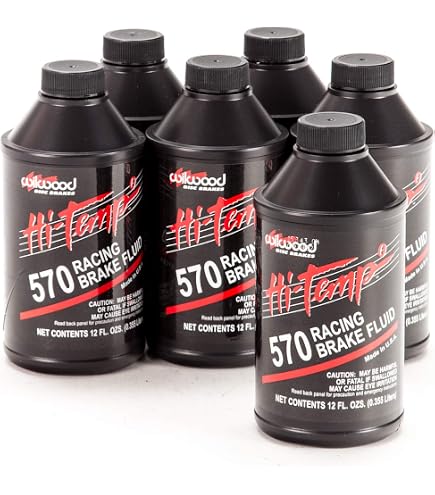 Wilwood Brake Fluid 570 Temp Case (24) 12oz 290-0633 - J J Motorsports