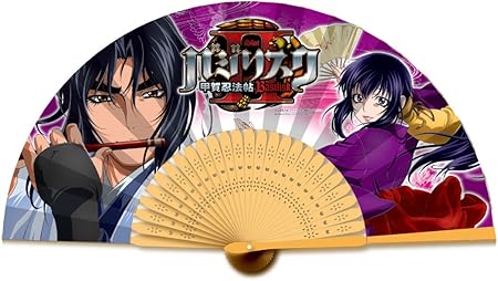 Amazon パチスロキャラ バジリスク 甲賀忍法帖 和扇子 バジリスク扇子 おもちゃ おもちゃ