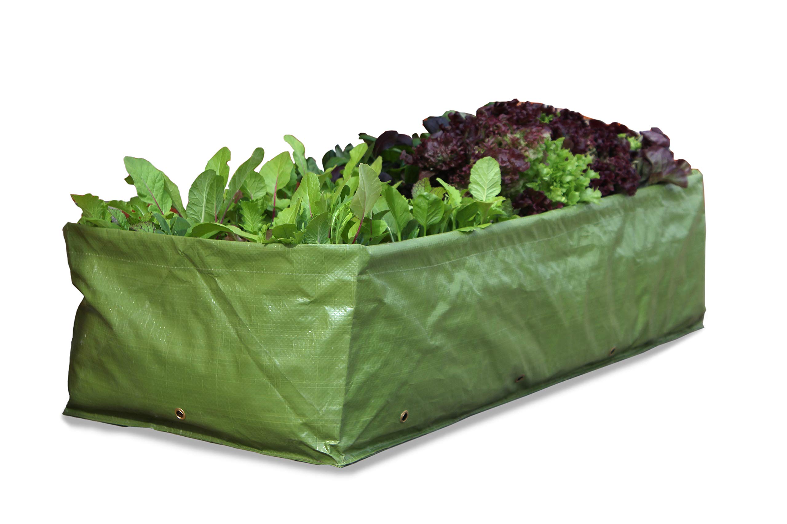 Haxnicks Multi-Purpose Reusable Grow Bag Garden Planter | Tomatoes Courgettes Salads Vegetable Plants | Green, 42 x 25 x 100 cm | Planter210101 — image 1