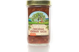 Cherry Republic Original Cherry Salsa - Medium Heat Salsa Mix with Authentic Michigan Cherries - Sweet & Spicy Fruit Salsa - Works Great as a Recipe Ingredient & Dip - 16 Ounces
