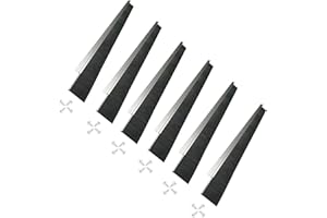Retsun 6 Sets 2.5 x 39.37(100 CM) Inches Garage Door Seal Door Brush Sweeps Seal Garage Roll Up Door Brush Sweep Durable Easy Mounting for Exterior Doors (6 Sets, 2.5 Inches)