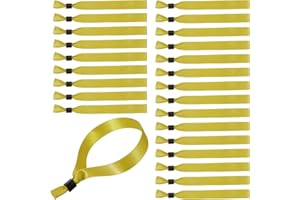 PATIKIL 25 Pcs Adjustable Event Wristbands, 6.7 Inch Colored Wrist Bands Cloth Wristbands Events Bracelets for Event Party Cl