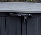 Keter Store it Out Nova Garden Storage Shed 32 x 71.5 x 113.5 cm Dark Grey view 5