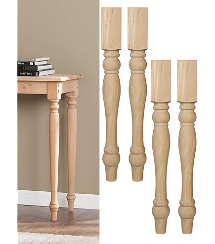 Patas Mesa Derribadora Juego De 4 Patas De Mesa Estilo Granja