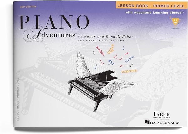 Piano Adventures: Lesson Book - Primer Level, 2nd Edition | Beginner Piano Method Book for Kids and Adults | Sheet Music for