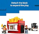 LEGO City Fries Truck 60488 with 2 Minifigures and Kiosk | Food Truck Toy view 3