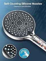 YEAUPE PRO Filter Shower Head 6 Modes Reduces Chlorine High Pressure Φ130mm view 5