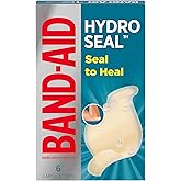 BAND-AID Brand Hydro Seal Adhesive Waterproof Bandages, Large Hydrocolloid Gel Bandages for First Aid Support Better Healing 